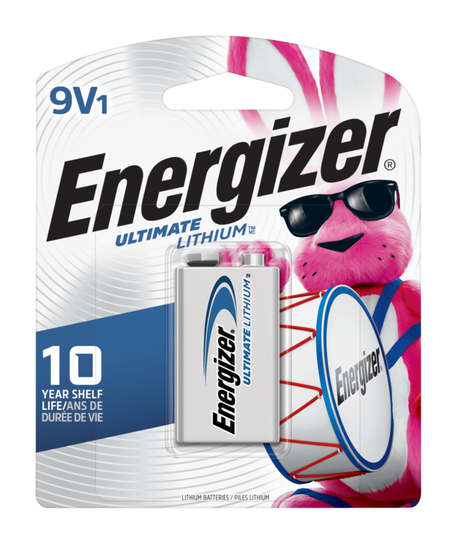 Energizer Ultimate Lithium 9V Batterie - 1 Stück | Auslaufsicher, Bis Zu 10 Jahre Haltbarkeit